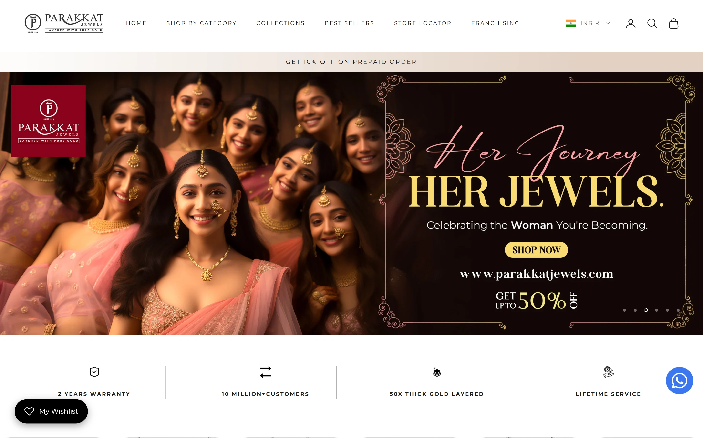 Parakkat Jewels luxury jewelry e-commerce Shopify store development case study by NafeyTech